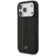 2. Etui Mercedes Leather Laurel Leaves Stripes MagSafe do iPhone 17 Pro - czarne