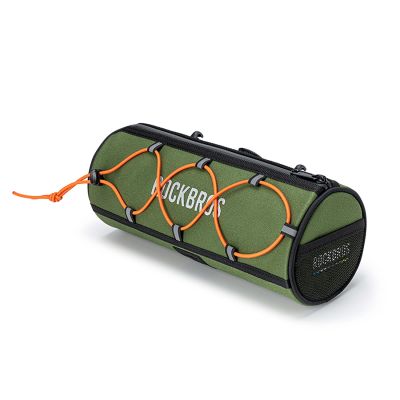 3. Torba na kierownicę 1,5L Rockbros TL002 ROAD TO SKY wodoodporna – zielona