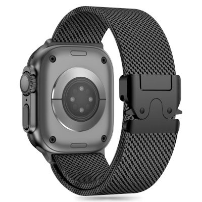 2. Pasek Tech-Protect Milano na Apple Watch 6 / 7 / 8 / 9 / 10 / SE / Ultra 1 / 2 (44 / 45 / 46 / 49 MM) - czarny