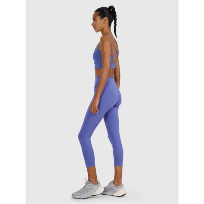 5. Legginsy treningowe 7/8 z wysokim stanem damskie 4F 4FWAW25TFTIF361-31S