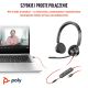 177. Słuchawki Poly Blackwire 3325 Stereo MS Teams Certified USB-C Headset +3.5mm Plug +USB-C/A Adapter 8X222AA