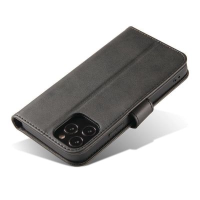 5. Magnet Case elegancki futerał etui pokrowiec z klapką i funkcją podstawki OnePlus Nord N200 5G czarny