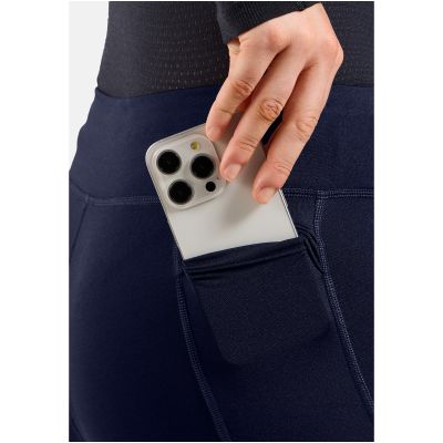 6. Legginsy damskie Odlo ESSENTIAL Tights 3/4 niebieskie