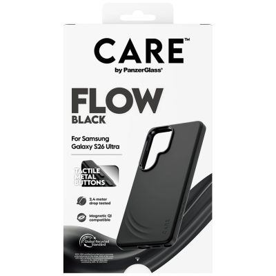 3. Etui CARE by PanzerGlass Flow Black Qi anSamsung Galaxy S26 Ultra - czarne
