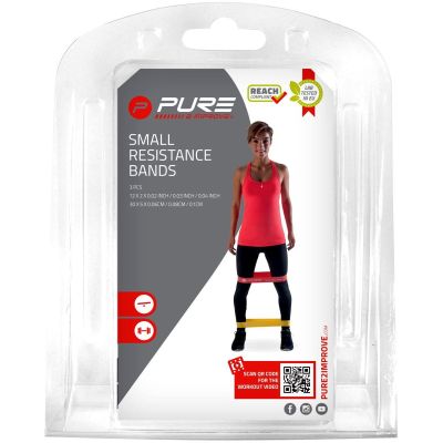 34. ZESTAW GUM DO ĆWICZEŃ FITNESS CROSSFIT MINI BAND 3SZT PURE 2 IMPROVE