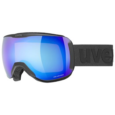 Uvex downhill 2100 CV gogle do sportów zimowych Czarny Unisex Wielobarwny Soczewka sferyczna