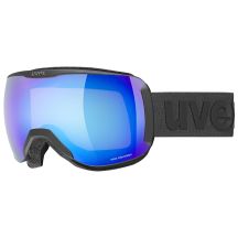 Uvex downhill 2100 CV gogle do sportów zimowych Czarny Unisex Wielobarwny Soczewka sferyczna