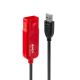 3. Lindy 42923 kabel USB USB 2.0 30 m USB A Czarny, Czerwony