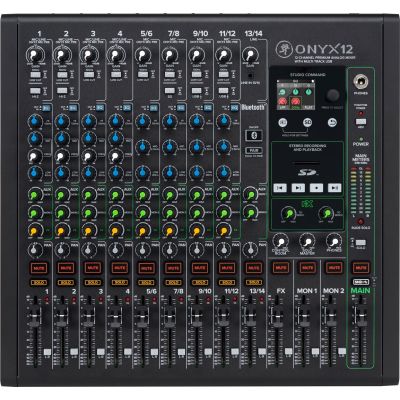 3. Mackie ONYX 12 12 kan. 20 - 30000 Hz Czarny
