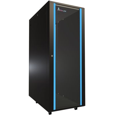 2. Extralink Szafa rack 32U 600x1000 Czarna stojąca