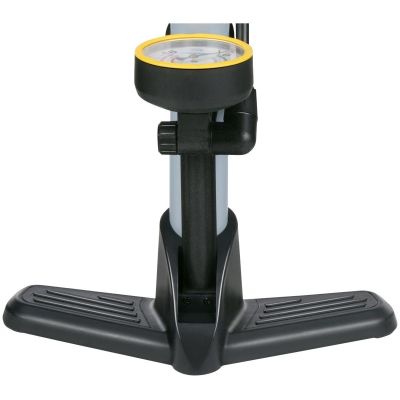 6. POMPKA WARSZTATOWO ROWEROWA DUNLOP 230Psi (16Bar) Z MANOMETREM SZARA