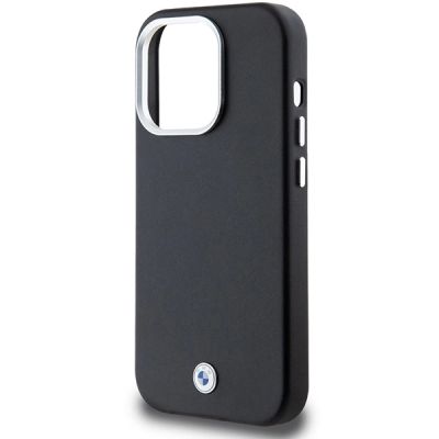 6. Etui BMW Signature Wrapped Metal MagSafe na iPhone 14 Pro Max - czarne