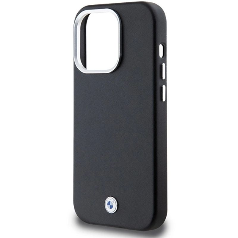 6. Etui BMW Signature Wrapped Metal MagSafe na iPhone 14 Pro Max - czarne