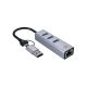 2. Conceptronic ABBY25G stacja dokująca Przewodowa USB 3.2 Gen 1 (3.1 Gen 1) Type-A + Type-C Szary