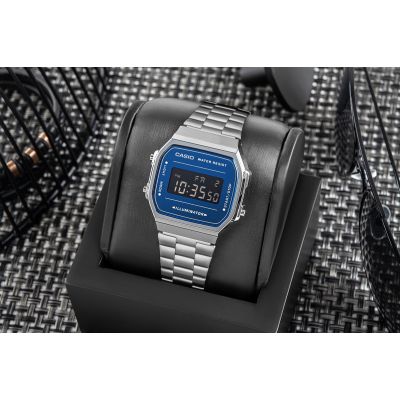 5. Zegarek Męski CASIO VINTAGE A168WEM-2BEF + BOX