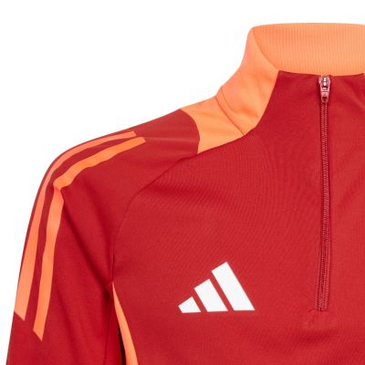 8. Bluza dla dzieci adidas Tiro 24 Competition Training Top czerwono-pomarańczowa IS1652