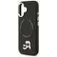 6. Etui Karl Lagerfeld Karl & Choupette Pins MagSafe do iPhone 17 - czarne