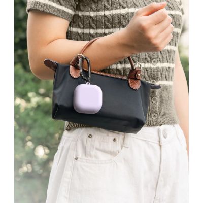 5. Etui Ringke Silicone Case na Samsung Galaxy Buds 4 / 4 Pro - fioletowe