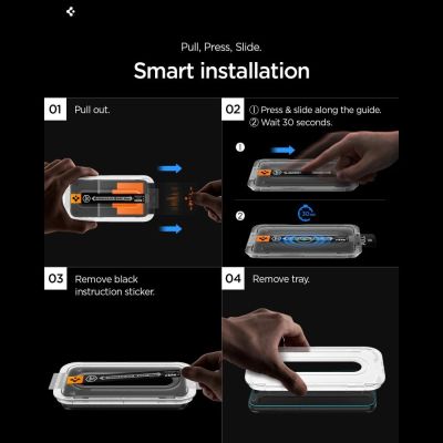 9. Szkło hartowane Spigen Glas.Tr Ez Fit Pro Anti Reflection 2-pack na Samsung Galaxy S26 Ultra
