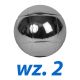 2. KULA DO GRY 1SZT- BOULE PETANQUE WZ. 2