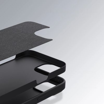 9. Nillkin CamShield Silky Silicone Case etui iPhone 14 Plus pokrowiec z osłoną na aparat fioletowy