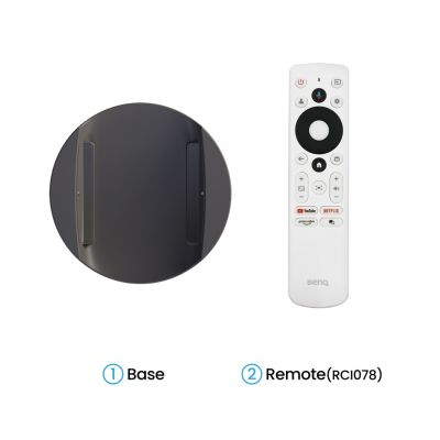 15. Projektor Benq GV50 | Full HD (1920x1080) | 500 ANSI lumenów | Biały/Szary | Sieć Wi-Fi