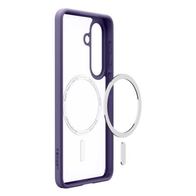 5. Etui Spigen Ultra Hybrid Mag MagSafe na Samsung Galaxy S26 - przezroczysto-fioletowe