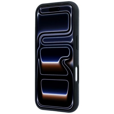 5. Etui BMW M Tire Track with Silver Line MagSafe na iPhone 18 Pro / 17 Pro - ciemnoszare