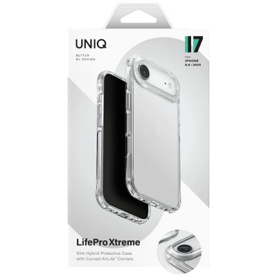 4. Etui UNIQ Lifepro Xtreme do iPhone 17 Air przezroczysty