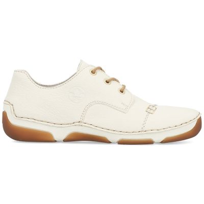 4. Półbuty damskie komfortowe białe Rieker  55920-80