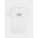 4. T-shirt slim z nadrukiem damski 4F 4FRSS24TTSHF2499-10S