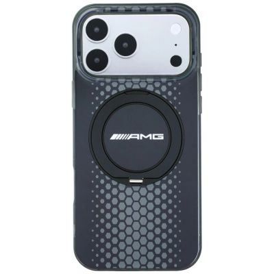 3. Etui Mercedes AMG IML Double Layer Urban Line with Ring Stand MagSafe na iPhone 18 Pro Max / 17 Pro Max - czarne