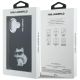 8. Etui Karl Lagerfeld IML Aquarelle Choupette & Logo na iPhone 16 - czarne