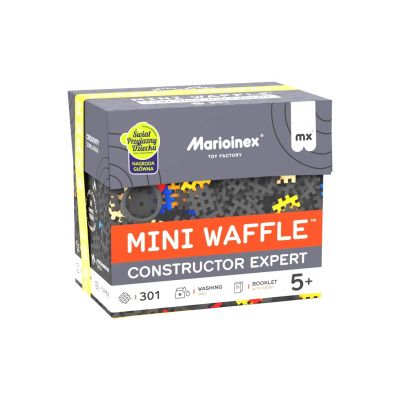 Klocki konstrukcyjne Marioinex Mini Waffle Konstruktor Expert, 301 elementów