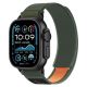 2. Pasek Tech-Protect Nylon Elite na Apple Watch 44 / 45 / 46 / 49 mm - zielono-pomarańczowy