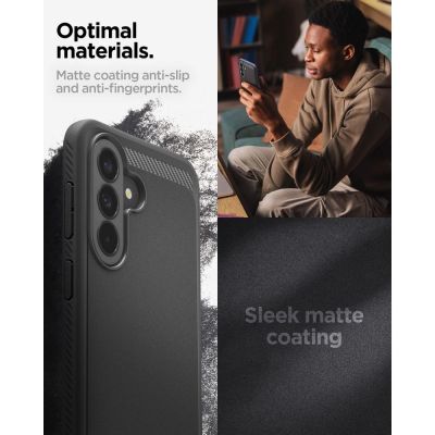 17. Etui Spigen Rugged Armor na Samsung Galaxy A37 5G - czarne
