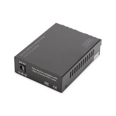 3. Digitus Konwerter medialny SC/SC Fast Ethernet wielomodowy/ jednomodowy