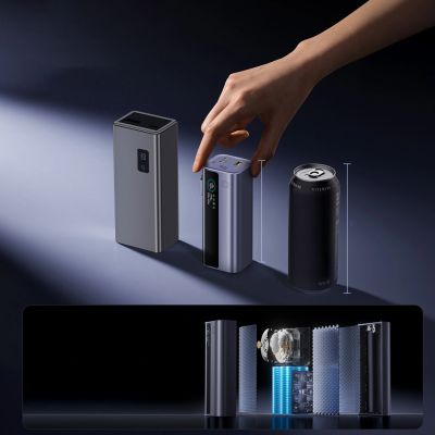 14. Powerbank Baseus EnerGeek GR11 20000mAh 145W ze zwijanym kablem - szary