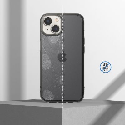 4. Ringke Fusion Matte etui iPhone 14 Plus pokrowiec z żelową ramką szary