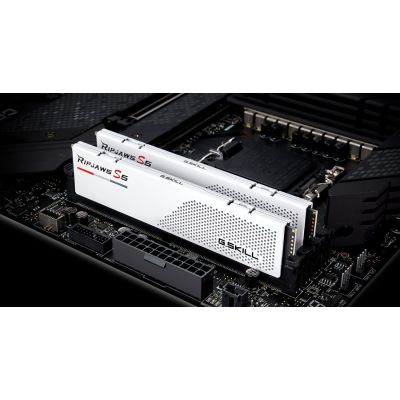 4. Pamięć DDR5 PC5600 G.Skill 32GB Kit 2x16 Ripjaws S5 White
