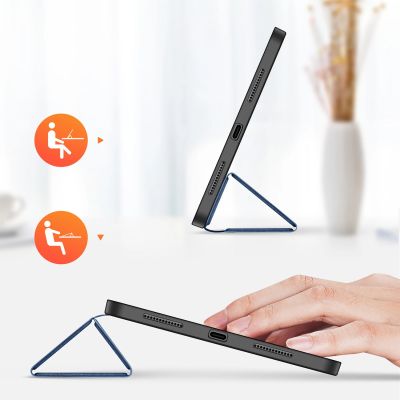 5. Etui Dux Ducis Domo z klapką i smart sleep na Xiaomi Pad 6 / 6 Pro - niebieskie