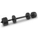 20. Zestaw hantli 4w1 (sztanga, hantle, kettlebell, podpórki do pompek) Spokey PONDUS SET 20 kg