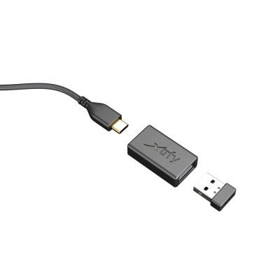 14. CHERRY XTRFY M42 RGB myszka Gaming Oburęczny RF Wireless + USB Type-C Optyczny 19000 DPI