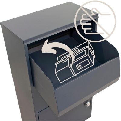 5. SKRZYNKA NA PRZESYŁKI KURIERSKIE STOJĄCA 23X41X75CM 1068732