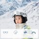 7. Gogle narciarskie Qunature Panda dla dzieci - czarne/białe