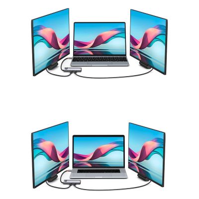 14. Baseus Metal Gleam Series stacja dokująca HUB 7 w 1 USB Typ C - 1 x HDMI / 1 x VGA / 3 x USB 3.2 Gen. 1 / 1 x Power Delivery / 1 x RJ-45 Ethernet szary (WKWG040013)