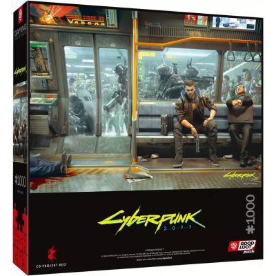 3. Puzzle Good Loot Gaming: Cyberpunk 2077 - Metro, 1000 elementów