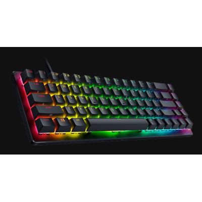 3. Razer Huntsman V3 HE Magnetic Mini 65% 8KHz klawiatura Gaming USB QWERTY Angielski Czarny
