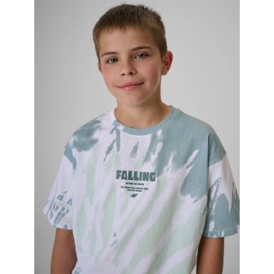3. T-shirt bawełniany chłopięcy 4F 4FJRSS26TTSHM4173-91A