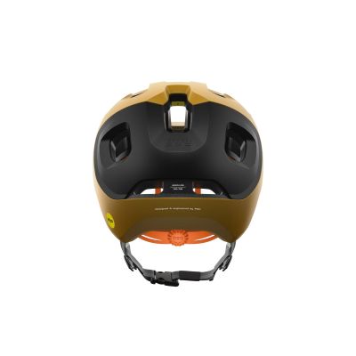 4. Kask rowerowy POC Axion Race MIPS brązowo czarny